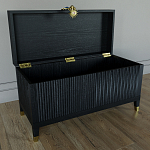 Большой дизайнерский Сундук Elsa Dreams Black варинант исполнения - 2 | Loft Concept в Кирове