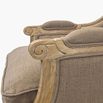 Кресло William Classical Armchair brown flax варинант исполнения - 4 | Loft Concept в Кирове