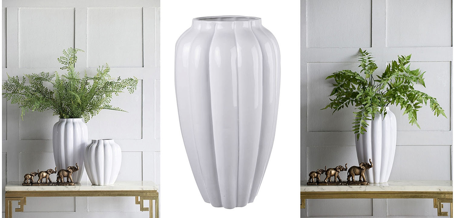 Ваза Carambola Vase white high Ваза Carambola Vase white high - Loft-Concept в Кирове