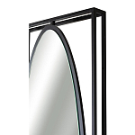 Зеркало овальное в металлической оправе в стиле лофт Urban Style Space варинант исполнения - 3 | Loft Concept в Кирове