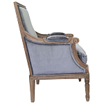 Кресло William Classical Armchair grey velvet варинант исполнения - 1 | Loft Concept в Кирове