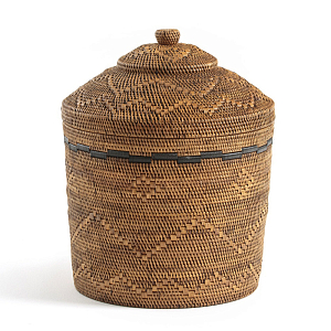 Корзина Wicker bamboo and rattan
