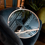 Зеркало настенное в раме белого цвета с декором птица на ветке Mirror Portal варинант исполнения - 3 | Loft Concept в Кирове