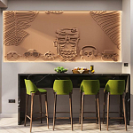 Барельеф OWLS варинант исполнения - 1 | Loft Concept в Кирове