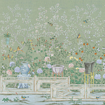 Обои ручная роспись Temple Newsam Mercury Grey варинант исполнения - 1 | Loft Concept в Кирове