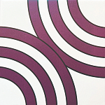 Дизайнерская плитка с узором Мишень варинант исполнения - 2 | Loft Concept в Кирове