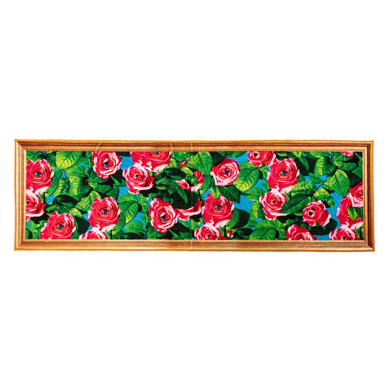 Коврик Seletti Roses With Eyes Мульти Коврик Seletti Roses With Eyes Мульти в Кирове | Loft Concept