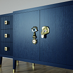 Большой Комод-буфет Elsa Dreams Blue с ящиками варинант исполнения - 2 | Loft Concept в Кирове