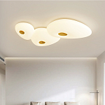 Потолочный светильник с тремя овальными матовыми плафонами TRIDalmen варинант исполнения - 1 | Loft Concept в Кирове