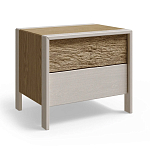 Тумба 2 ящика с подсветкой на рельефном фасаде Warm Industrial варинант исполнения - 7 | Loft Concept в Кирове