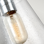 Бра с плафоном в форме колокола из прозрачного стекла с пузырьками Feiss варинант исполнения - 5 | Loft Concept в Кирове