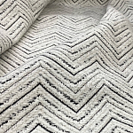 Мебельная ткань Шенилл черно-белый принт 145 см T3-38 варинант исполнения - 1 | Loft Concept в Кирове