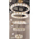 Многоярусная Люстра Elizabeth Золото Вертикальная композиция из пяти хрустальных светильников варинант исполнения - 2 | Loft Concept в Кирове