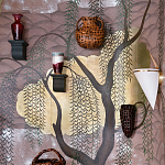 Обои ручная роспись Willow & Waves Original colourway on Edo painted Xuan paper with antiquing варинант исполнения - 1 | Loft Concept в Кирове