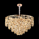 Люстра каскадная с подвесками в форме колец Galaxy of Light варинант исполнения - 6 | Loft Concept в Кирове