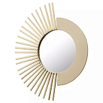 Зеркало-солнце круглое с золотистыми лучами SunMoon  варинант исполнения - 1 | Loft Concept в Кирове