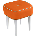 Квадратный мягкий пуф на белых ножках Winton Pouf Square варинант исполнения - 7 | Loft Concept в Кирове