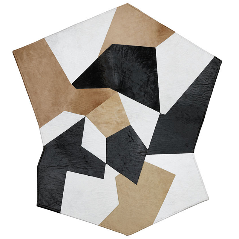 Дизайнерский шерстяной ковер Gio Ponti D.754.1 Rug Бежевый Белый Черный Дизайнерский шерстяной ковер Gio Ponti D.754.1 Rug Бежевый Белый Черный в Кирове | Loft Concept