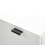 Тумба прикроватная белая с ящиками Strict Lines варинант исполнения - 4 | Loft Concept в Кирове