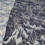 Мебельная ткань Вышивка серый цвет 130 см T2-39 варинант исполнения - 1 | Loft Concept в Кирове