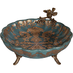 Блюдо фарфоровое Птица на ветке Flora варинант исполнения - 2 | Loft Concept в Кирове