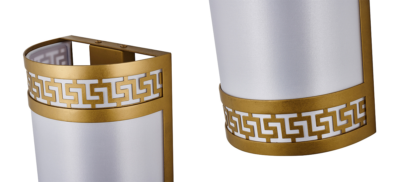 Бра с греческим орнаментом Miander Gold - Loft-Concept в Кирове