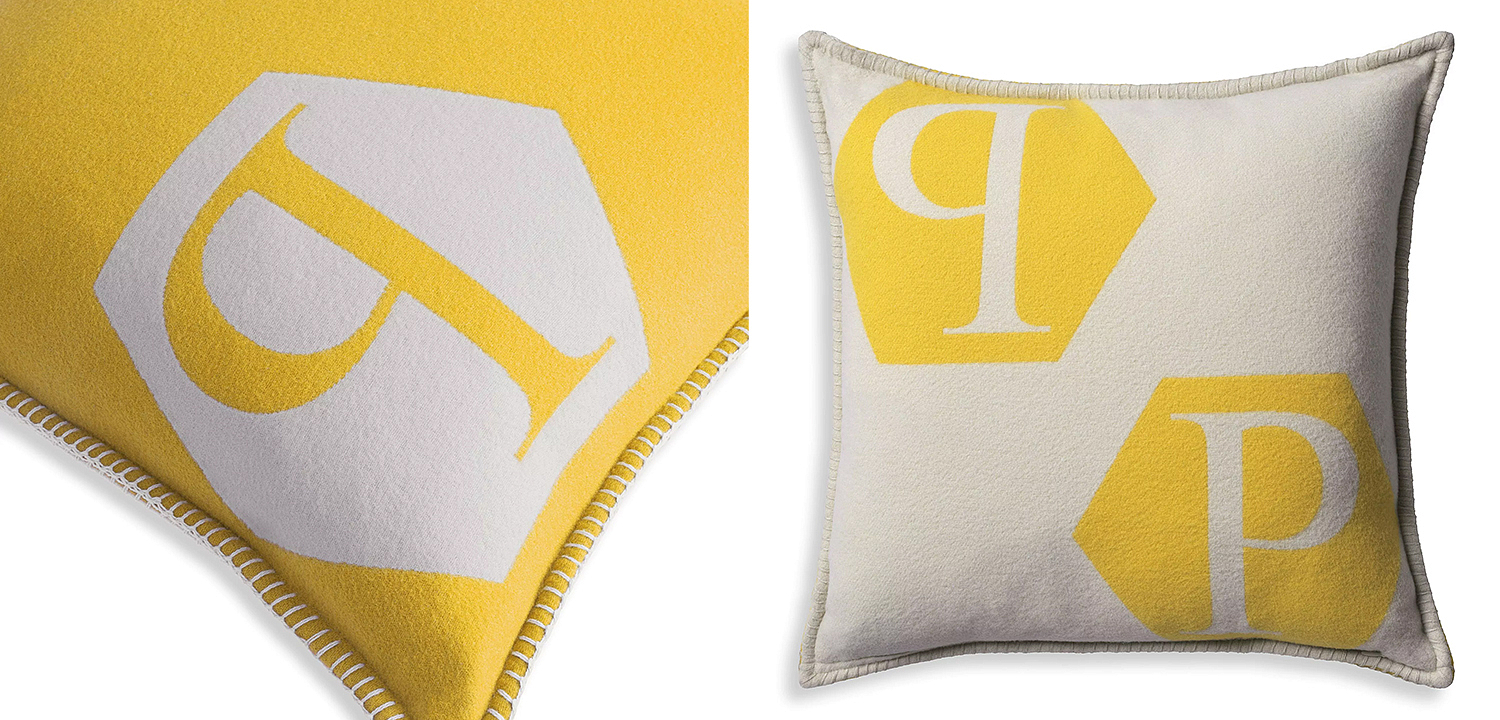 Подушка Philipp Plein Cushion Cashmere PP Logo 65 x 65 Yellow Подушка Philipp Plein Cushion Cashmere PP Logo 65 x 65 Yellow - Loft-Concept в Кирове