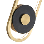 Бра с овальной рамой цвета латунь Midnight Orbit варинант исполнения - 2 | Loft Concept в Кирове