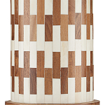 Настольная лампа с узором вдоль колоннообразного основания Brick Surface варинант исполнения - 1 | Loft Concept в Кирове