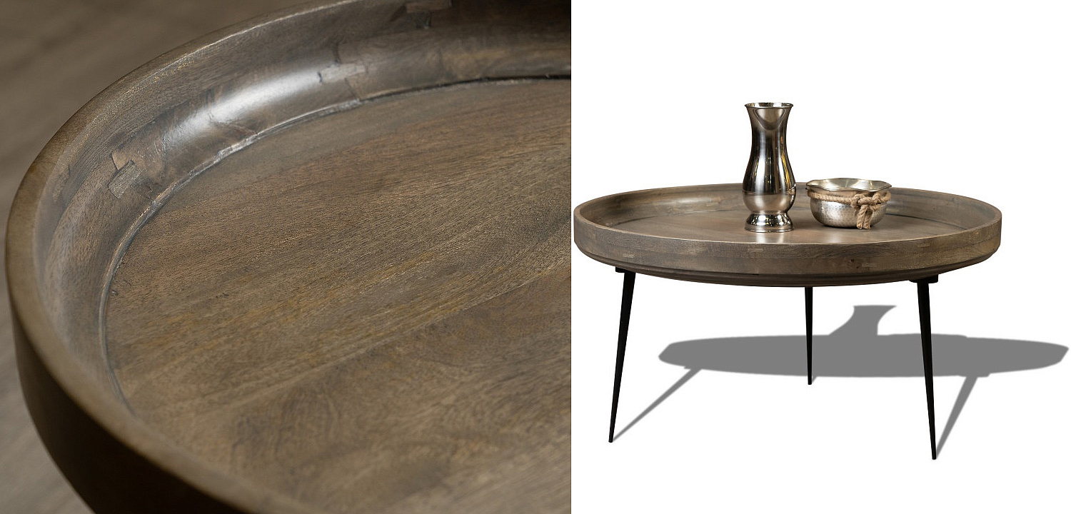 Кофейный стол Davidson Coffee Table platinum 40 Кофейный стол Davidson Coffee Table platinum 40 - Loft-Concept в Кирове