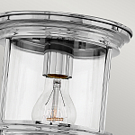 Потолочный светильник для ванных комнат с цилиндрическим стеклянным плафоном и одной лампой Hinkley варинант исполнения - 15 | Loft Concept в Кирове