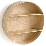 Полка настенная из бамбука Zenara варинант исполнения - 3 | Loft Concept в Кирове