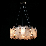 Люстра круглая с подвесными прямоугольными пластинами из стекла Glacier Panels варинант исполнения - 3 | Loft Concept в Кирове