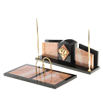 Настольный письменный набор из розового мрамора Marble Accessory варинант исполнения - 2 | Loft Concept в Кирове