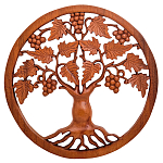 Панно из дерева Osier Panel With Trees варинант исполнения - 1 | Loft Concept в Кирове