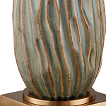 Настольная лампа с фактурным корпусом и тканевым абажуром Smooth Peaks варинант исполнения - 1 | Loft Concept в Кирове