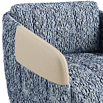 Дизайнерское Кресло William с кожаными подлокотниками  варинант исполнения - 3 | Loft Concept в Кирове