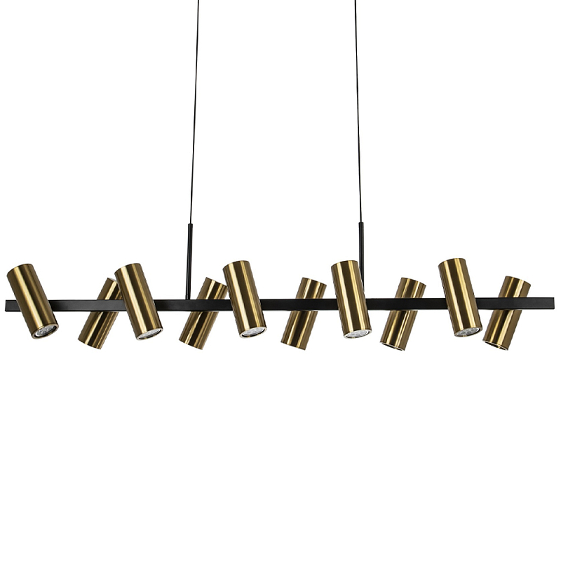 Линейный светильник Daviau Linear Light 10 Латунь Черный Линейный светильник Daviau Linear Light 10 Латунь Черный в Кирове | Loft Concept