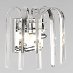 Бра цвета никель с изогнутыми хрустальными элементами Radiant Ribbons варинант исполнения - 4 | Loft Concept в Кирове