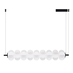 Светодиодный подвесной светильник линейный с белым воздушным плафоном Glowing Cloud варинант исполнения - 2 | Loft Concept в Кирове
