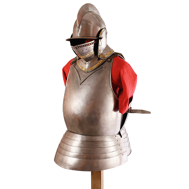 Декоративные доспехи Armor Cabinet de Curiosites Серебряный Латунь Красный Древесина Декоративные доспехи Armor Cabinet de Curiosites Серебряный Латунь Красный Древесина в Кирове | Loft Concept