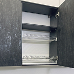 Угловой кухонный гарнитур Жемчужный белый Серый Clarke Kitchen Set White Grey варинант исполнения - 10 | Loft Concept в Кирове