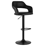 Барный стул черного цвета Strohach варинант исполнения - 1 | Loft Concept в Кирове