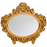 Зеркало настенное золотое с ажурным резным орнаментом Classic Ornament Mirror варинант исполнения - 1 | Loft Concept в Кирове