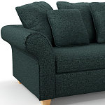 Мебельная ткань Шенилл темно-зеленый цвет 138 см T4-39 варинант исполнения - 5 | Loft Concept в Кирове