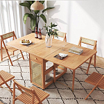 Обеденный стол раскладной из дерева Astiс Table варинант исполнения - 3 | Loft Concept в Кирове