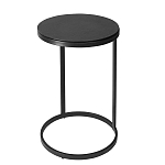 Кофейный столик круглый чёрный Compact Loft варинант исполнения - 2 | Loft Concept в Кирове