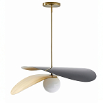 Люстра круглая с 2-мя металлическими абажурами Andromeda варинант исполнения - 1 | Loft Concept в Кирове