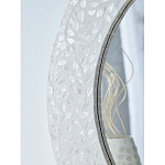 Зеркало круглое инкрустированное раковинами устриц Bone Inlay Dome Mirror White варинант исполнения - 4 | Loft Concept в Кирове