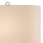 Настольная лампа разноцветная с овальным тканевым абажуром Abstraction варинант исполнения - 2 | Loft Concept в Кирове